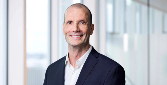 Steen Niemann Madsen, Executive Vice President of Energy & Infrastructure at Hempel in a suit.